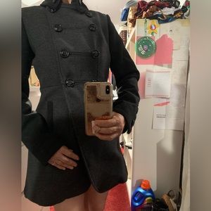 American Rag black and gray color coat size S